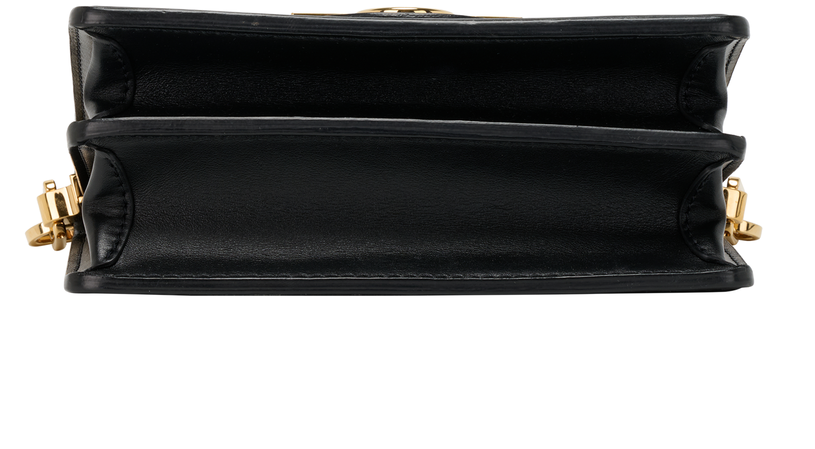 Mini Dauphine, &pound;1,200, Handbags, Black, Leather, Top view